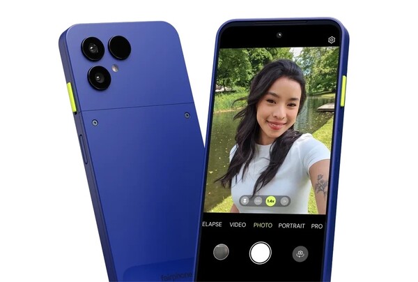 Fairphone 6 Plus jest wyposażony w główny aparat o rozdzielczości 50 MP z optyczną stabilizacją obrazu (OIS).
