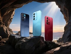 Realme 15x jest dostępny w kolorach Marine Blue, Aqua Blue i Maroon Red. (Zdjęcie 