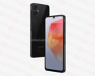 Rendery przedstawiają Samsunga Galaxy A06 z gładkim, błyszczącym wykończeniem z tyłu. (Źródło: @OnLeaks x GizNext)