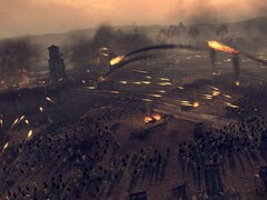 Obraz przedstawiający oblężenie w Total War: Attila, teraz o 55% taniej na Steam.