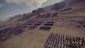 Ilustracja przedstawiająca armie w grze „Total War: Rome II – Emperor Edition”.
