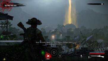Na zdjęciu: zrzut ekranu z rozgrywki w grze „Zombie Army 4”.