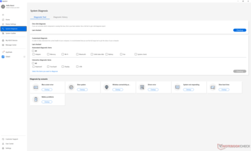 Funkcje diagnostyki systemu