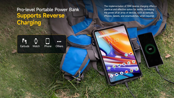 Możliwe jest użycie jako power bank.