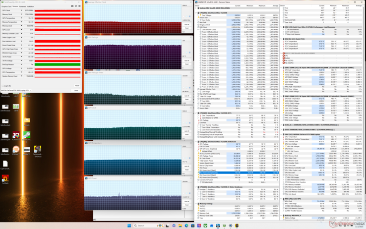 Cyberpunk 2077 w stresie (tryb wydajności z wyłączonym Cooler Boost)
