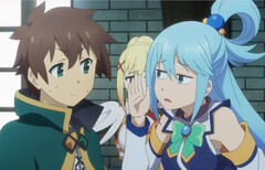 Zrzut ekranu -『この素晴らしい世界に祝福を!3ーBONUS STAGEー』本予告 (Źródło obrazu: KadokawaAnime na YouTube)