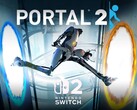Pokazano grafikę Portal 2 z logo Switch 2 (źródło obrazu: Nintendo of America z poprawkami)