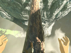 Breath of the Wild's BetterVR mod pozwala na pełne przemierzanie Hyrule w pierwszoosobowej rzeczywistości wirtualnej 6DOF. (Źródło obrazu: Crementif)