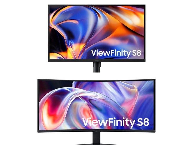 ViewFinity S8 27 cali (góra) i S8 40 cali (dół).