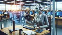 Generatywna sztuczna inteligencja już teraz przekształca pracę umysłową (źródło obrazu: Dall-E 3)