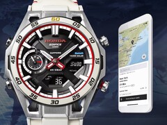 Zegarek Casio ECB-2300HR-1A (na zdjęciu) to specjalna edycja zaprojektowana wspólnie z Hondą. (Źródło zdjęcia: Casio)