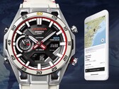 Zegarek Casio ECB-2300HR-1A (na zdjęciu) to specjalna edycja zaprojektowana wspólnie z Hondą. (Źródło zdjęcia: Casio)