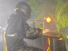 Użytkownik Instagrama ryc._1216 zbudował zestaw do gier, który symuluje ostrzał, deszcz i wiatr. (Źródło zdjęcia: ryc._1216 via Instagram)