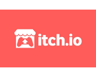 Logo Itch.io wyświetlane na czerwonym tle. (Źródło obrazu: Itch.io)