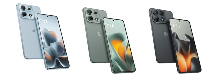 Dostępne wersje kolorystyczne modelu Motorola Edge 70 Max.