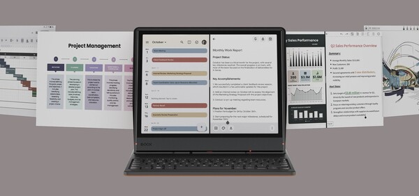 Boox Note Air5 C ma teraz akcesorium klawiatury dla bardziej produktywnej pracy. (Źródło obrazu: Boox)
