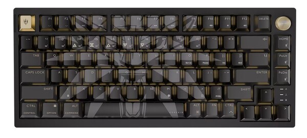 Bezprzewodowa klawiatura do gier Corsair K65 Plus Witcher 3 - Wild Hunt 10th Anniversary Edition. (Źródło zdjęcia: Corsair)