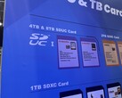 Wyraźne znaki na stoisku SD Association: Karty SanDisk SDUC już wkrótce.
