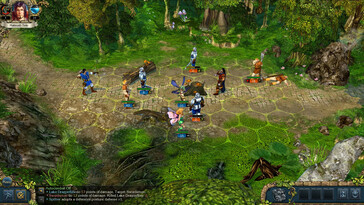 Na zdjęciu: zrzut ekranu z rozgrywki z gry „King's Bounty: The Legend”.