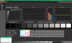 Skala szarości przed kalibracją (P3)