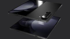 Render &quot;Galaxy Z Fold6&quot;. (Źródło: OnLeaks x SmartPrix)