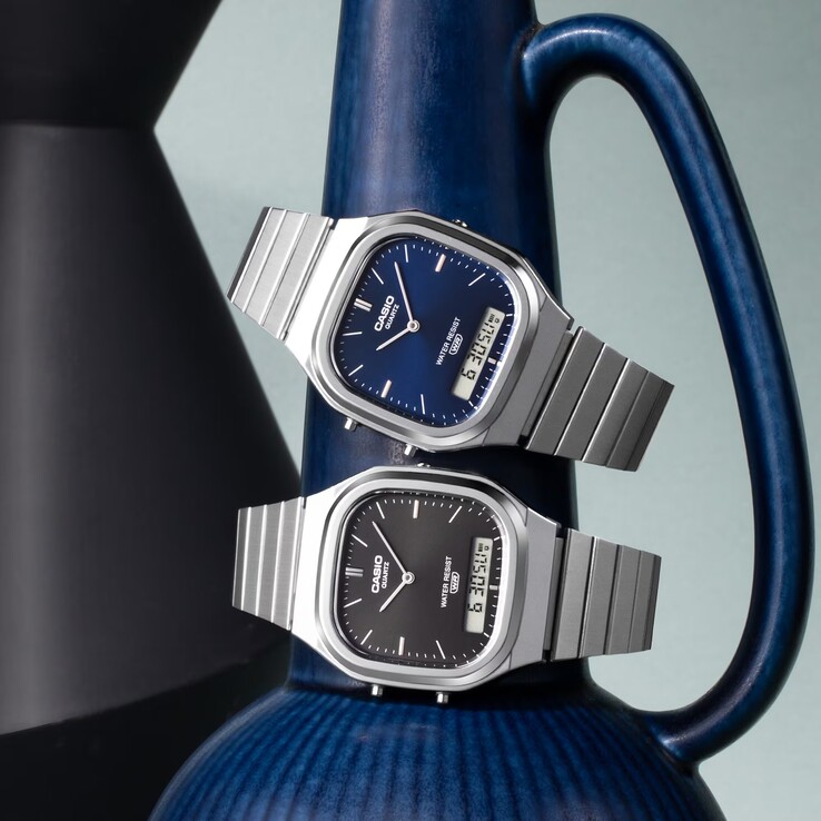 Modele Casio AQ-240E-2A2 i AQ-240E-1A są dostępne w srebrnym wykończeniu