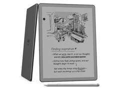 Kindle Scribe bez przedniego podświetlenia ma 11-calowy wyświetlacz.