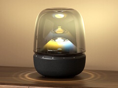 Głośnik Bluetooth Harman Kardon Aura Studio 5 emituje dźwięk i światło w zakresie 360 stopni. (Źródło zdjęcia: Harman Kardon Japan)