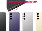 Sklep z częściami zamiennymi dostarcza potencjalnych wskazówek na temat opcji kolorystycznych dostępnych wyłącznie od Samsunga dla Galaxy S24 i Galaxy S24+ (Zdjęcie: Arsene Lupin i Vopmart, edytowane)