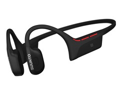 Wytrzymałe słuchawki z przewodnictwem kostnym Suunto Wing 2 zostały zaprojektowane tak, aby zapewnić bezpieczeństwo biegaczom na szlakach dzięki diodom LED. (Źródło zdjęcia: Suunto)