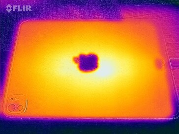 Temperatura powierzchni pod obciążeniem (tył)