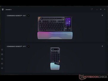 Ekran główny Swarm II.