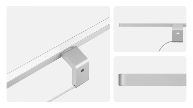 Urządzenie czerpie zasilanie z portu USB-C komputera i oświetla obszar o wymiarach 33,5 na 19,7 cali z natężeniem 500 luksów.