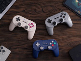 8BitDo Pro 3 posiada przyciski ABXY w stylu Nintendo z ergonomią bliższą kontrolerowi DualSense. (Źródło obrazu: 8BitDo)