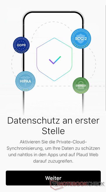 Plaud Note Pro ma dobrą pozycję, jeśli chodzi o ochronę danych.