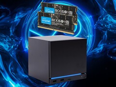 Urządzenie Steam Machine wyposażone w dwukanałową pamięć RAM DDR5 w modułach SODIMM