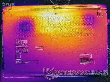 w teście gry Wiedźmin 3 (spód) - obraz z kamery termowizyjnej