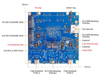 Gniazdo M.2 2230 jest przeznaczone przede wszystkim do montażu modułu Wi-Fi/Bluetooth