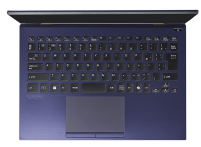 Widok klawiatury i touchpada komputera Vaio T Kachi-iro Special Edition