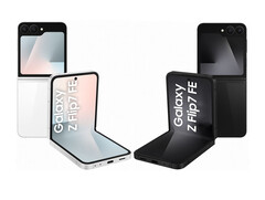 Oczekuje się, że Samsung będzie oferował Galaxy Z Flip FE tylko w dwóch kolorach. (Źródło zdjęcia: via Evan Blass - edytowane)