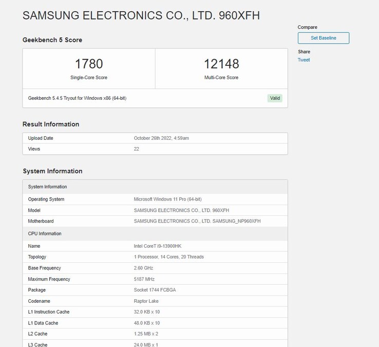 (Źródło: Geekbench)