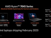 W sieci wyciekły wyniki AMD Ryzen 7 7745HX Cinebench R23 (image via AMD)