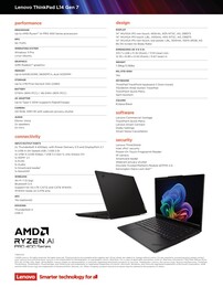 Specyfikacja Lenovo ThinkPad L14 Gen 7 AMD.