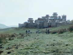 Obraz przedstawiający Winterfell, stolicę Północy w Grze o tron. (Źródło zdjęcia: Gry o Tron) 