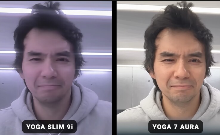 Lenovo Yoga Slim 9i cierpi z powodu naprawdę rozczarowującej jakości aparatu. (Źródło zdjęcia: Dave2D)