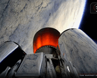 Widok z drugiego stopnia rakiety Electron podczas startu QPS-SAR-12 (źródło zdjęcia: Rocket Lab)