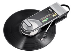 Przenośny gramofon Audio-Technica x Wind and Sea Sound Burger. (Źródło obrazu: Audio-Technica)