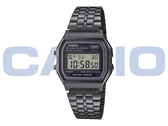 Casio Vintage A158WETB-1A (na zdjęciu) ma czarną chromowaną obudowę. (Źródło zdjęcia: Casio)