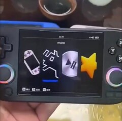 Wygląda na to, że Anbernic planuje wkrótce wypuścić kolejny 4-calowy handheld do gier. (Źródło zdjęcia: BiliBili)