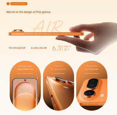 Konstrukcja Magic 8 Pro Air (źródło obrazu: Honor - przetłumaczone maszynowo)